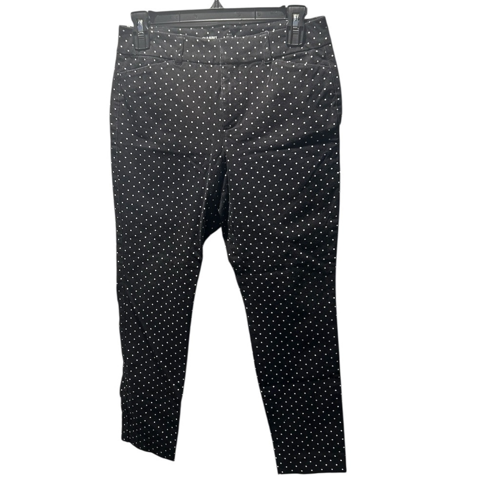 {Old Navy} Black and White Polka Dot Pixie Pants